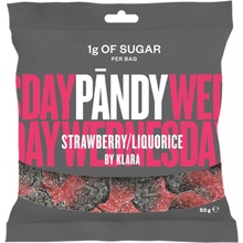 Pändy Candy Strawberry/Liquorice by Klara želé cukríky 50 g