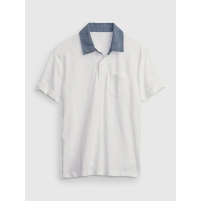 GAP detské polo tričko biela