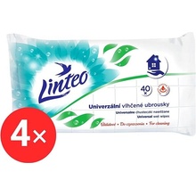 Linteo Vlhčené ubrousky univerzální 4 x 40 ks