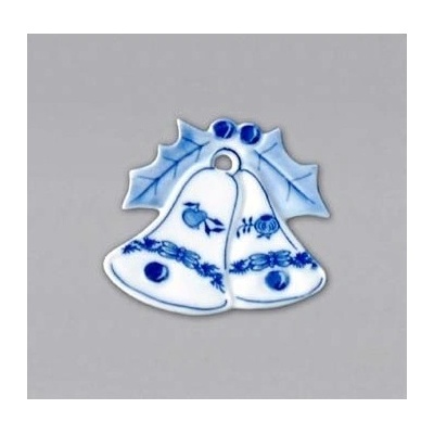 Vánoční zvonky 10658 Cibulák 6 cm Český porcelán Dubí