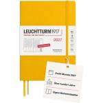 Leuchtturm1917 Weekly Planner 2027 Medium (A5) - 210 x 145 mm - January-December (12 months) - weekly overview with hourly grid 7: 00-22: 00 per column - 80 g/m2 paper - 400148 (400148)