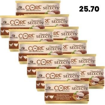Wellness Core Signature Selects Chunky Chicken & Turkey 12 x 79 g