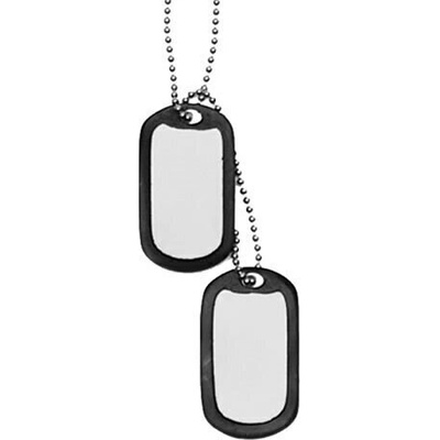 US ID známky DOG TAGS Mil-Tec® - strieborné
