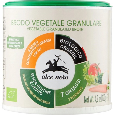 Alce Nero BIO Zeleninový granulovaný vývar v prášku 120 g