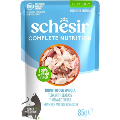 Schesir Complete tuňák a mořský vlk 85 g