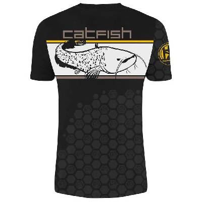 Тениска Hotspot design Rig Forever Carp short sleeve T-shirt - Black (Black)
