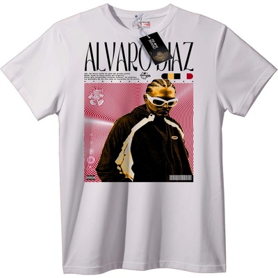 NOONEBRAND Тениска Alvaro Diaz Urban - XXS, White