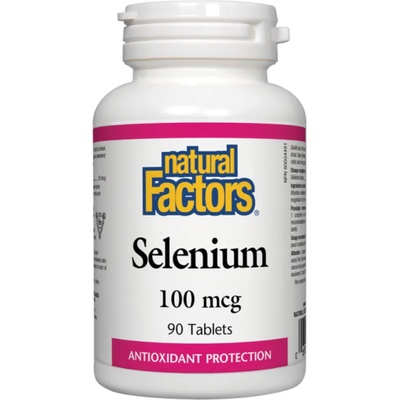 Natural Factors Selenium, 100 mcg, 90 таблетки, Natural Factors (1673 NF)