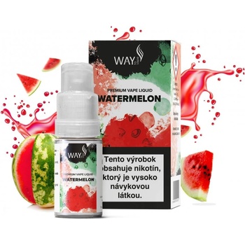 WAY to Vape Watermelon 10 ml 12 mg