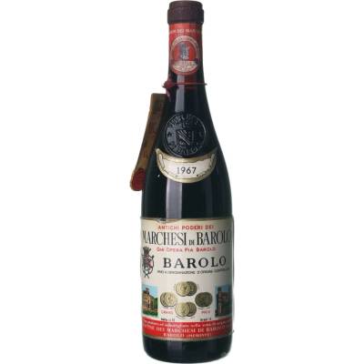 Marchesi di Barolo Barolo suché červené 1967 0,72 l (holá láhev)