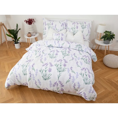 MKLozkoviny.sk Obliečky Mako jersey Levanduľa 140x200 70x90