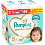 Pampers Premium Care Месечен пакет пелени 11-16кг Джуниър 5 (160 бр) (80883550)