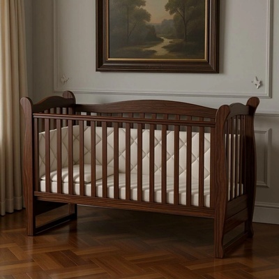 Gekko Kids přístavná postýlka Lappi 120 x 60 cm ořech