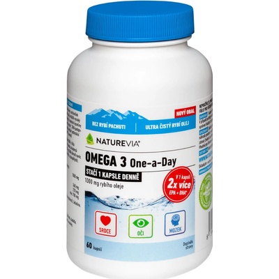 SWISS NATUREVIA Omega 3 One a Day 60 kapsúl