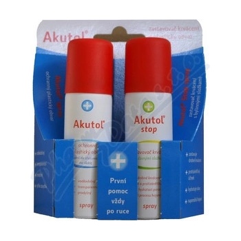Akutol spray + Akutol Stop spray Duopack 2 x 60 ml