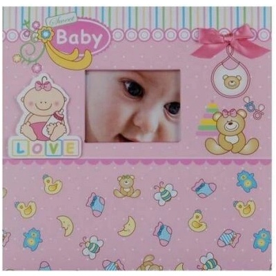 Fotoalbum 10x15 baby 20 růžová