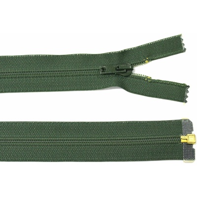 Spirálový zip no.5 rozepínací 70cm - více barev color: 673 tmavě zelená