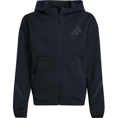 Adidas Детско яке за тренировка adidas Kid's Z. N. E. Full Zip Training jacket - Black / Black - размер 164 (EU) (704-6104-0114)