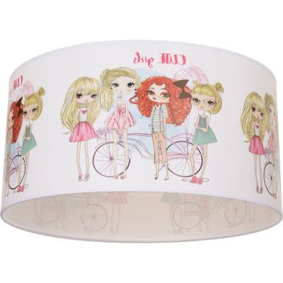 BELIS Детско таванно осветително тяло GIRLS VIBES 1xE27/60W/230V диаметър 40 см за момичета (BE1073)