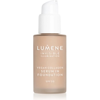 Lumene Invisible Illumination Vegan Collagen Serum in Foundation лек фон дьо тен с подхранващ ефект SPF 30 2 30ml