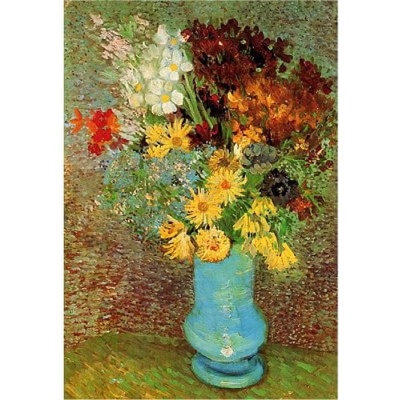 D-Toys Vincent van Gogh Flowers in blue vase 1000 dielov