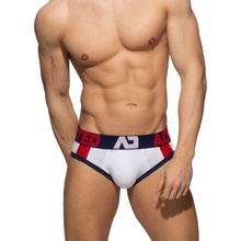 Slipy Addicted AD1244 Sports Padded Brief bílé pánské bavlněné slipy
