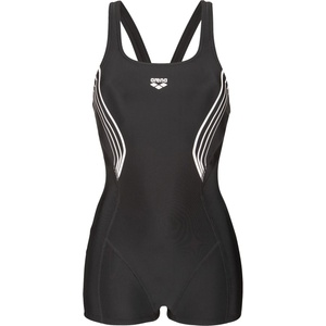 arena Дамски бански костюм Arena Women's Kaori Combinaison Swimsuit - Black / White - размер 34 (EU) (150-2728-0611)