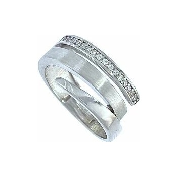 Infinitysilver Strieborný prsteň trojitý OR27552
