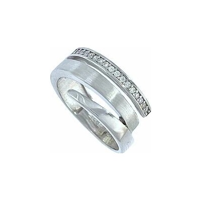 Infinitysilver Strieborný prsteň trojitý OR27552