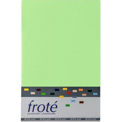 Scanquilt plachta froté zelenkavá 90x200