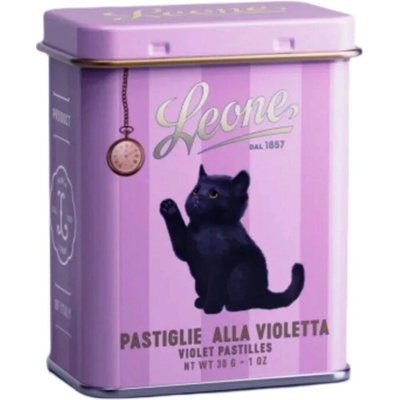 Leone 1857 Teneri Cuccioli Violetta Pastilky s příchutí fialek 30 g