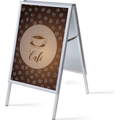 Jansen Display Set reklamního áčka A1, Káva, francouzština, 639 x 1094 mm