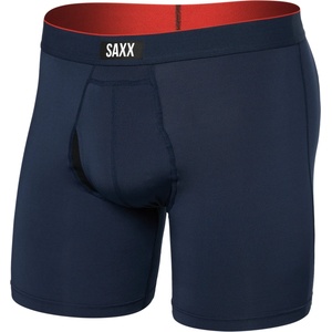 Saxx Мъжко синтетично термобельо Saxx Multi-Sport Mesh Boxer Brief Fly Synthetic base layer - Navy - размер XXL (014-2278-0216)