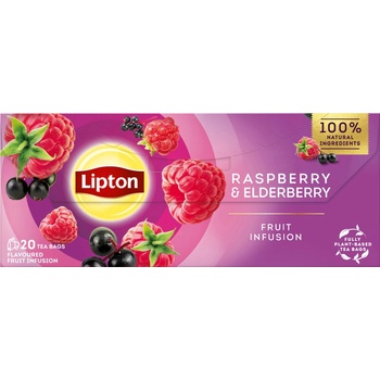 Lipton Raspberry with Elderberry 20 sáčkov