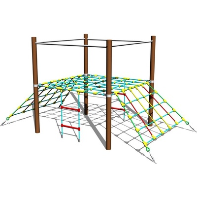 Playground System Lanová preliezka celokovová 1 m