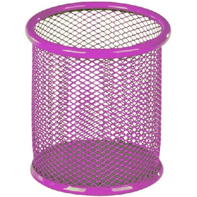 Метален кръгъл моливник Kite 80х80х100mm Розов (1701018-05-K17-2110-10)