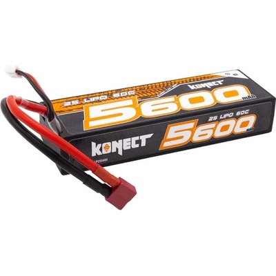 KONECT LiPo 5600mah 7.4V 60C 2S1P 41,4Wh T-Dean