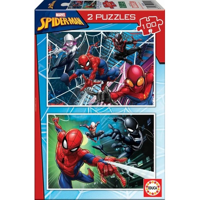 Educa - Puzzle 2x100 Spiderman II - 100 piese