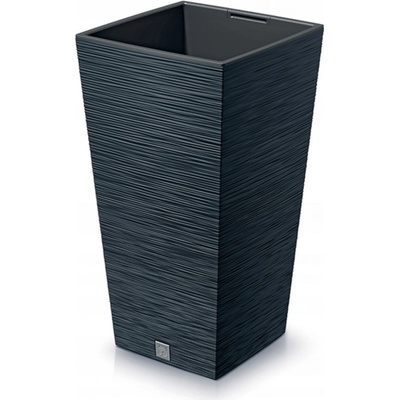 Prosperplast Kvetináč plast sivý 24 x 24 x 45 cm