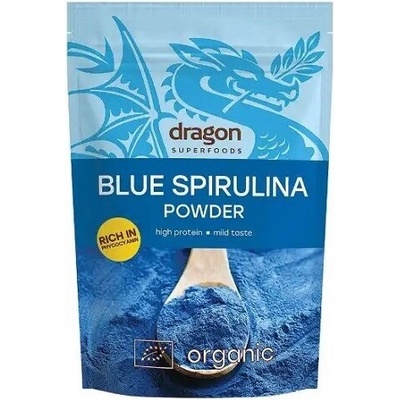 Dragon Superfoods Modrá spirulina prášok BIO 75 g