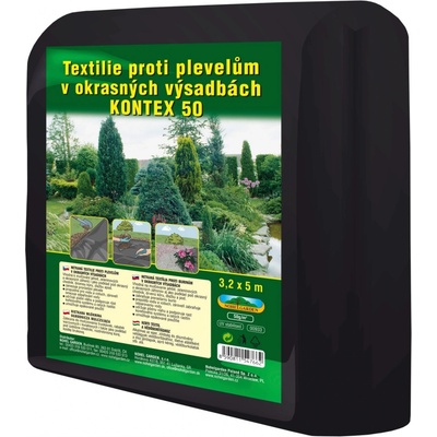 Nohel Garden textilie KONTEX mulčovací netkaná černá 3,2x5m – Zboží Dáma