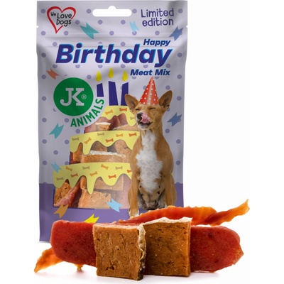 JK ANIMALS narozeninový masový Mix 80 g – Zboží Mobilmania