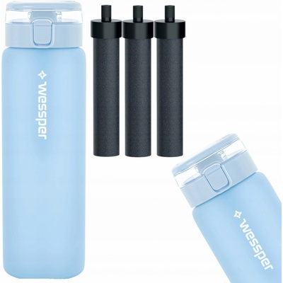 Wessper ActiveMax Clarti Glass 0,68 l modrá