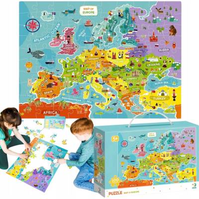 DoDo Mapa Evropy 100 dílků