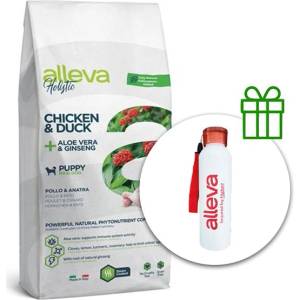 Alleva HOLISTIC куче кученце & юниор макси пиле 12 кг + термобутилка безплатно