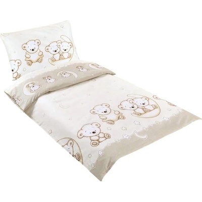 Bellatex A90/016 povlečení Agáta béžová 90 x 135 cm 45 x 60 cm