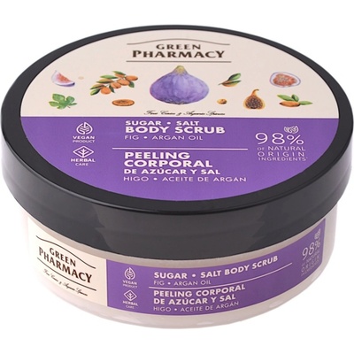 Green Pharmacy cukrový telový peeling Manuka med a olivový olej 200 ml