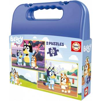 Educa Пъзел, Educa, Bluey в куфарче, 2 х 20 части (EDU19966)