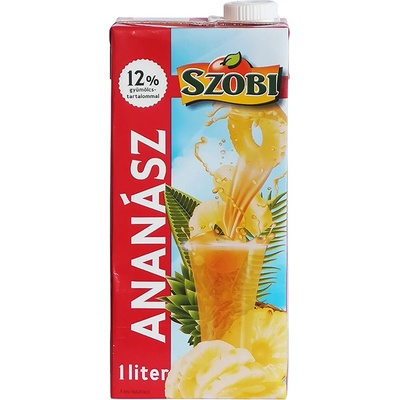 Szobi ovocný nápoj Ananás 12% 1 l