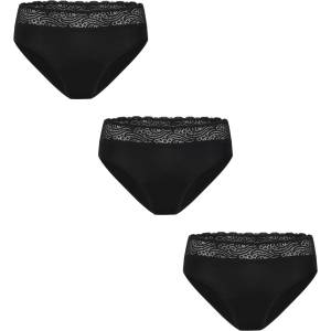 Modibodi Комплект от три - менструални бикини Modibodi Sensual Hi-Waist Bikini Moderate-Heavy Modibodi | Cheren | ЖЕНИ | XS